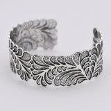 Bracelet manchette en argent