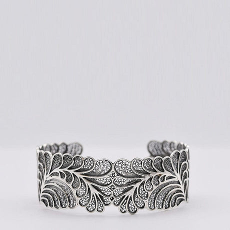 Bracelet manchette en argent
