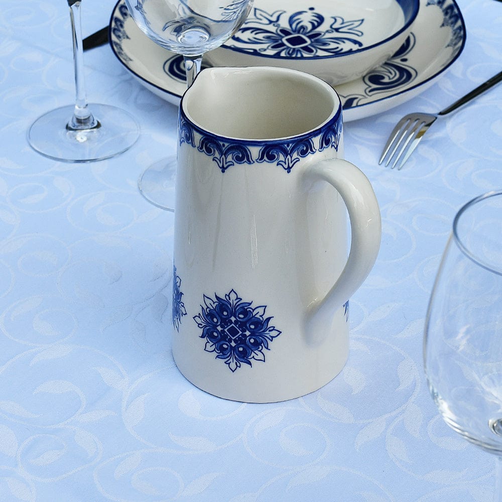 Brasão I Ceramic Pitcher - Blue