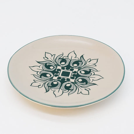 Brasão I Ceramic Plate 4.7'' - Green