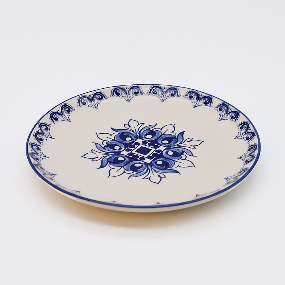 Brasão I Ceramic Plate 7.9'' - Blue