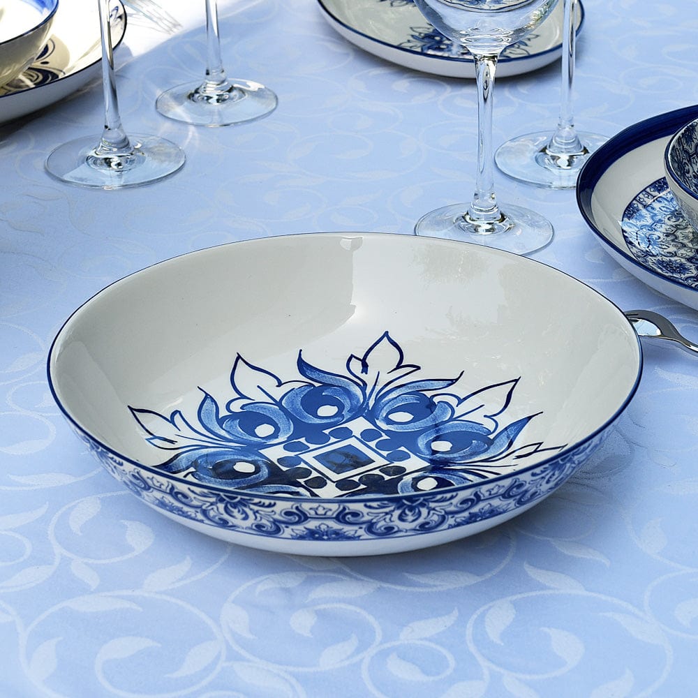 Brasão I Ceramic Salad Bowl - Blue