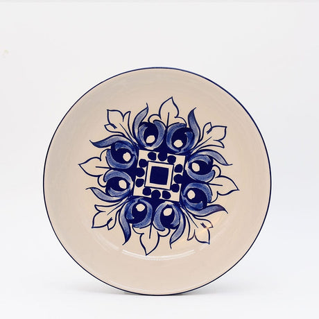 Brasão I Ceramic Salad Bowl - Blue