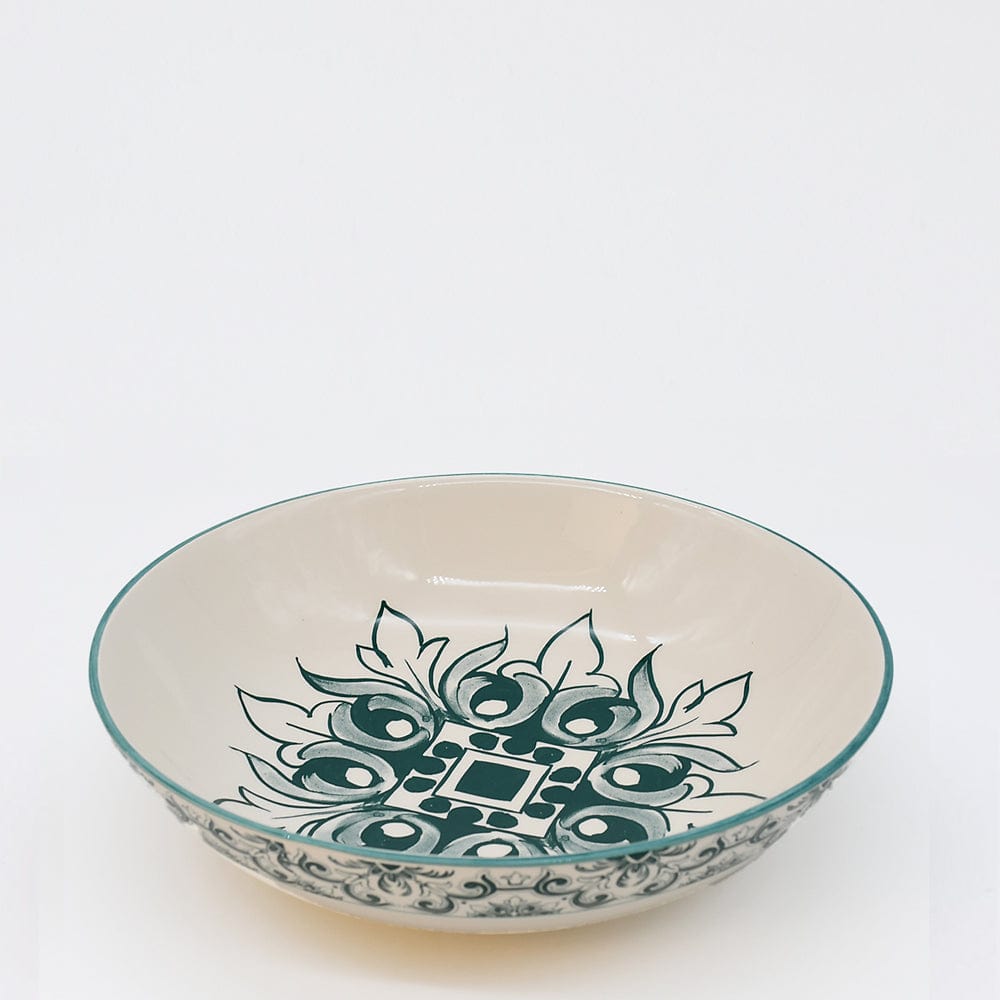 Brasão I Ceramic Salad Bowl - Green
