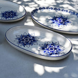 Brasão I Ceramic Serving Dish 10.2'' - Blue
