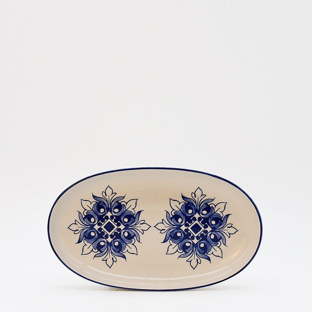 Brasão I Ceramic Serving Dish 10.2'' - Blue