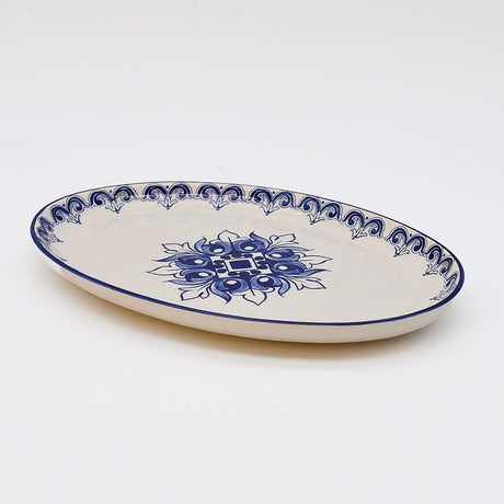 Brasão I Ceramic Serving Dish 10.2'' - Blue