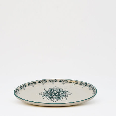 Brasão I Ceramic Serving Dish 10.2'' - Green