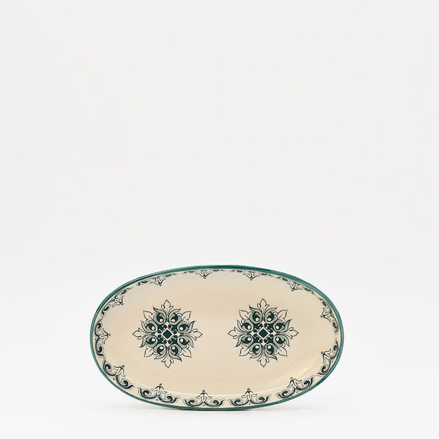 Brasão I Ceramic Serving Dish 7.5'' - Green