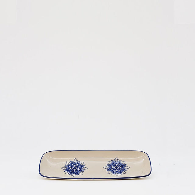 Brasão I Ceramic Serving Dish 8.7'' - Blue