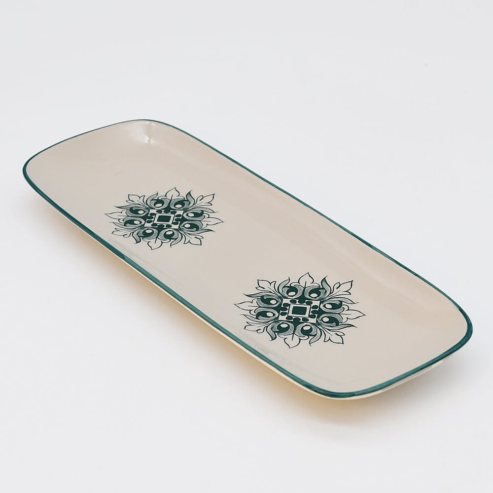 Brasão I Ceramic Serving Dish 8.7'' - Green