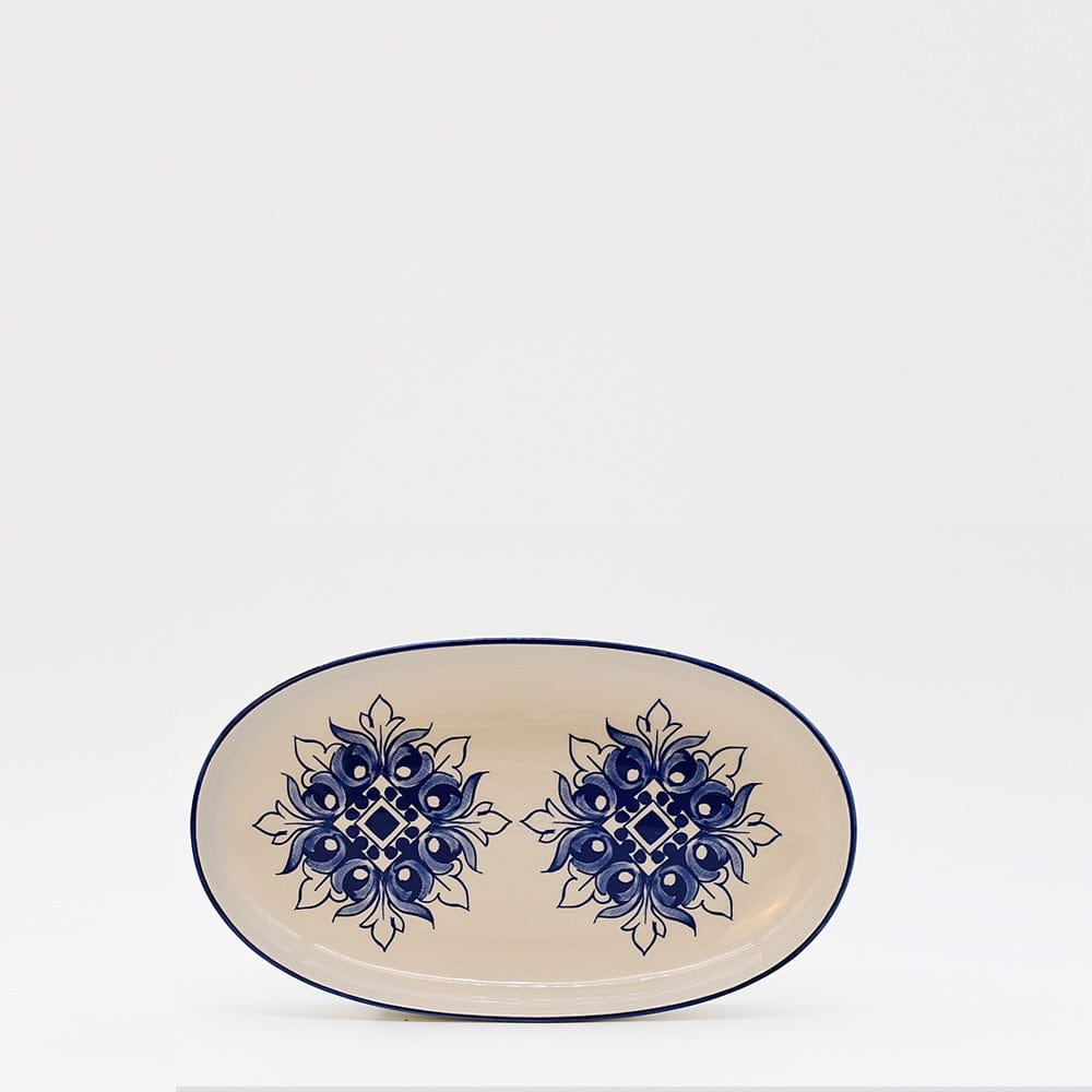 Brasão I Ceramic Serving Dish 9.4'' - Blue