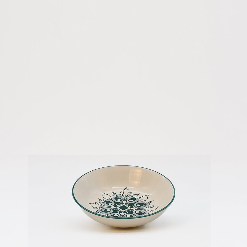 Brasão I Ceramic Snack Bowl 5.3'' - Green