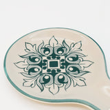 Brasão I Ceramic Spoon Rest - Green