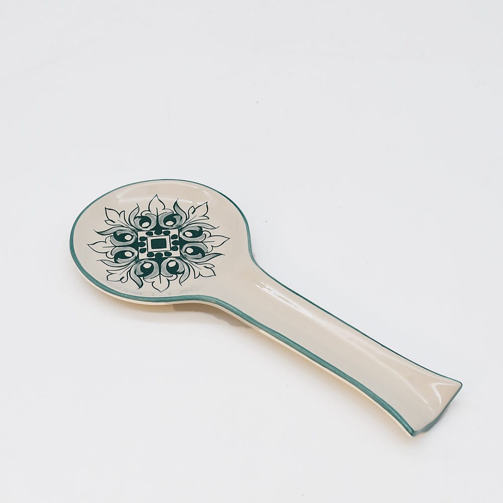 Brasão I Ceramic Spoon Rest - Green