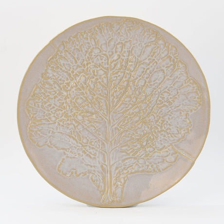 Cabbage-shaped Fine Stoneware Large Plate