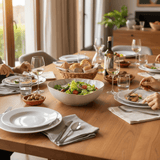 Cabbage-shaped Fine Stoneware Salad Bowl