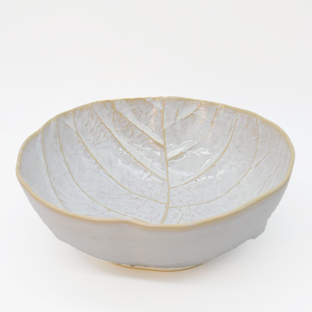 Cabbage-shaped Fine Stoneware Salad Bowl