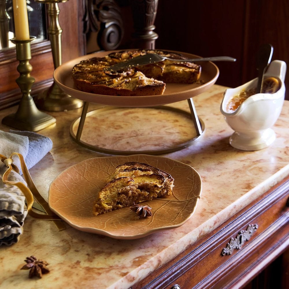 Cabbage-shaped Fine Stoneware Starter Plate