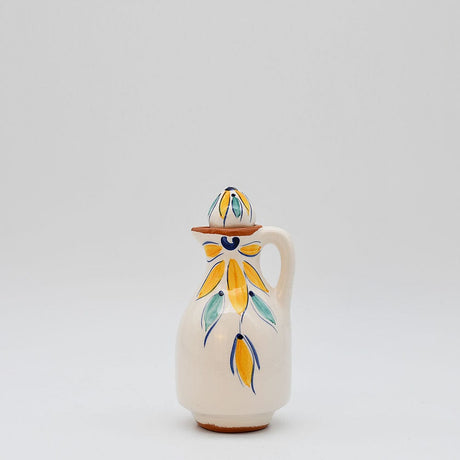 Carafe à huile en terre cuite - Jaune