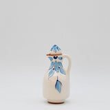 Carafe à huile en terre cuite- Turquoise