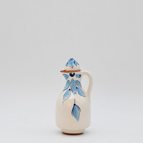 Carafe à huile en terre cuite- Turquoise