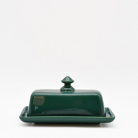Ceramic Butter Dish - Green