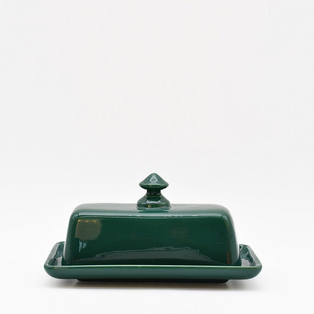 Ceramic Butter Dish - Green