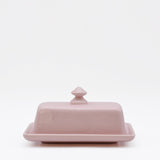 Ceramic Butter Dish - Pink