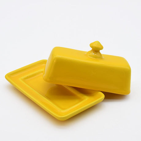 Ceramic Butter Dish - Yellow