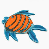 Ceramic fish Mobile - Orange