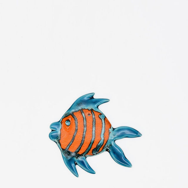 Ceramic fish Mobile - Orange 5.9'' × 5.1''