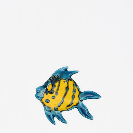 Ceramic fish Mobile - Yellow 5.9'' × 5.1''