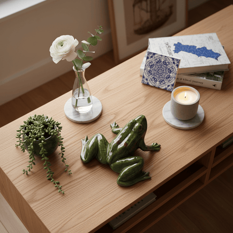 Ceramic Frog - 6.3''