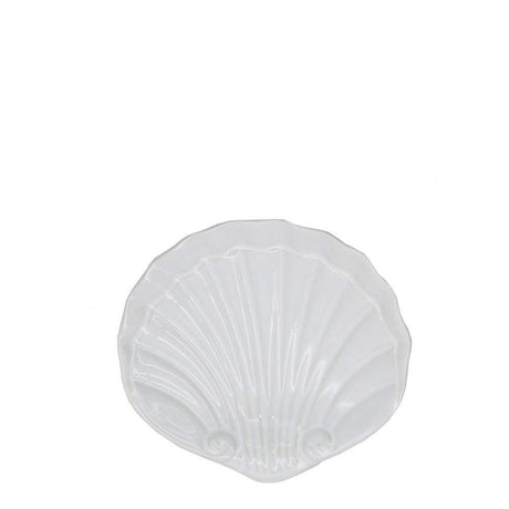 Ceramic Seashell 5.2" - White
