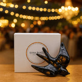 Ceramic Swallow Gift Set - Black