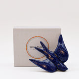Ceramic Swallow Gift Set - Blue