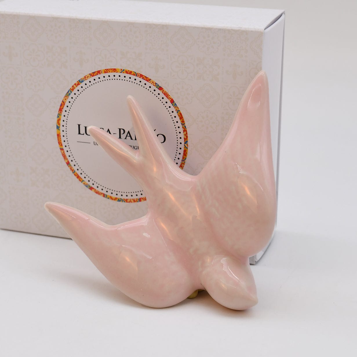 Ceramic Swallow Gift Set - Pink