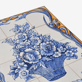 Ceramic tile Mural of 12 Azulejos - 24x18''