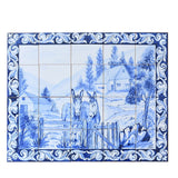 Ceramic tile Mural of 20 Azulejos - 30x24''