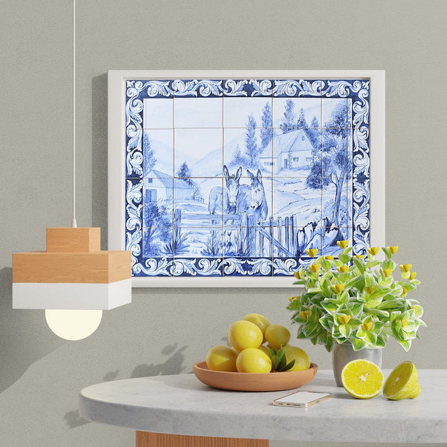 Ceramic tile Mural of 20 Azulejos - 30x24''