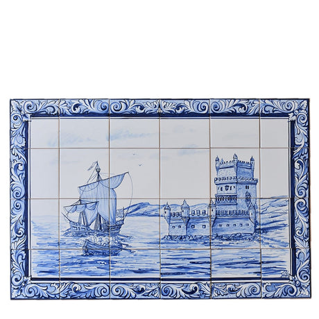 Ceramic tile Mural of 24 Azulejos - 35x24''