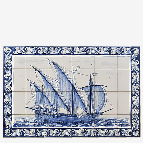 Ceramic tile Mural of 24 Azulejos - 35x24''