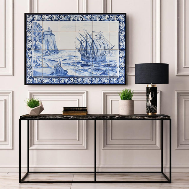 Ceramic tile Mural of 24 Azulejos - 35x24''