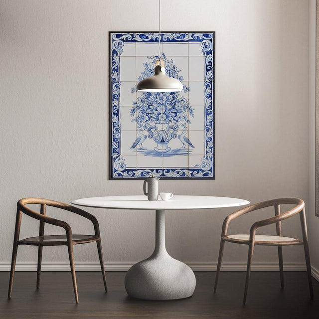 Ceramic tile Mural of 24 Azulejos - 35x24"