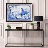 Ceramic tile Mural of 24 Azulejos - 35x24''