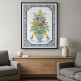 Ceramic tile Mural of 24 Azulejos - 35x24''