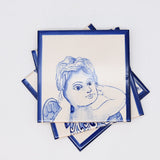 Ceramic tile Mural of 3 Azulejos 18x6'' - 4 patterns Ears covered