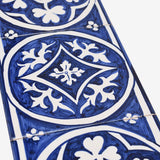 Ceramic tile Mural of 4 azulejos - 22x6''