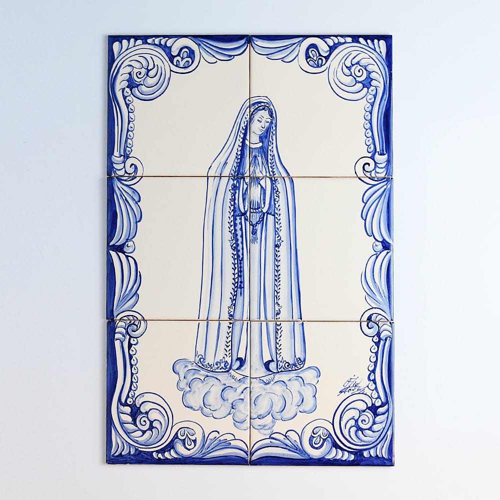 Ceramic tile Mural of 6 azulejos - 18x12''